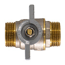 Кран шаровой для воды 1" ш/ш бабочка CTM СТАНДАРТ_4