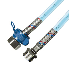 Подводка для воды PEX-сталь 1/2" г/ш 30 cм ONDO