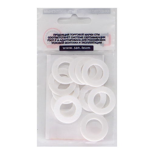 Прокладка 3/4" фторопласт 24х14х2 мм (20шт) СТМ