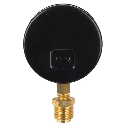 Термо-манометр радиального подключения 1/4"c переходником на 1/2'', измерение до 6 бар, до +120°С