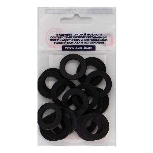 Прокладка 3/4" резина ТМКЩ 24х14х2 мм (20шт) СТМ