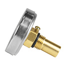 Термометр биметаллический d 40мм,  с погружной гильзой,  измерение до +120°С СТМ_2