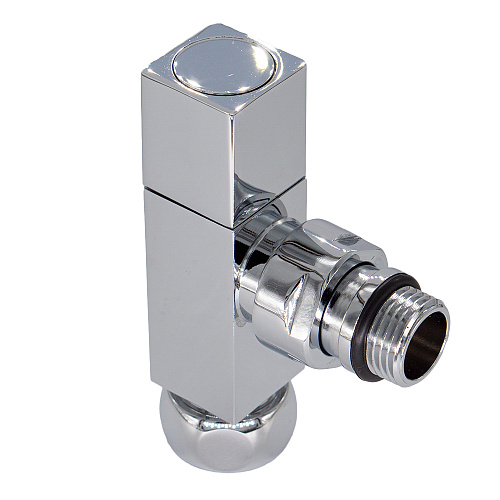 Вентиль угловой квадрат 3/4"х1/2" г/ш для п/с хром. (VR2034B)