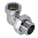 Соединение угловое г/ш 1" с накидной гайкой для п/с хромированное СТМ ТЕРМО_2