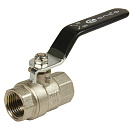 Кран шаровой для воды 1/2" г/г рычаг,  никель,  ONDO