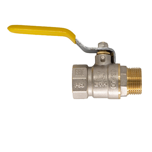 Кран шаровой для газа 1/2" г/ш рычаг CTM ГАЗ