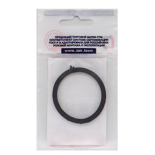 Прокладка плоская 1 1/2 (45х37х2) для сифона (1шт) СТМ Прокладка плоская 1 1/2 (45х37х2) для сифона (1шт) СТМ