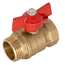 Кран шаровой для воды 1" г/ш бабочка ОПТИМА