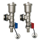 Коллекторный тройник с воздухоотводчиком и дренажным сливом 1" ONDO