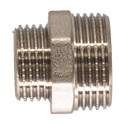 Ниппель латунный переходной 2"x1-1/2" ш/ш CTM Ниппель латунный переходной 2"x1-1/2" ш/ш CTM