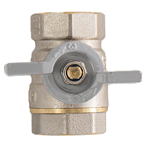 Кран шаровой для воды 1/2" г/г бабочка СTM СТАНДАРТ