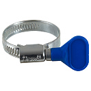 Хомут стальной винтовой с барашком 3/4" (10-19мм) 9мм СТМ