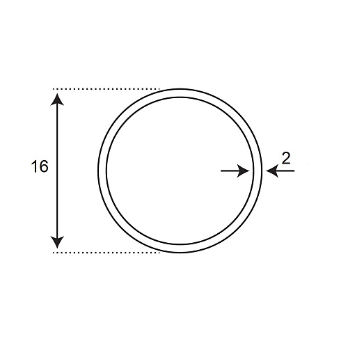 Труба металлопластиковая 16х2 (уценка) CTM (бухта 100м)