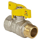 Кран шаровой для газа 1/2" г/ш бабочка CTM ГАЗ_1