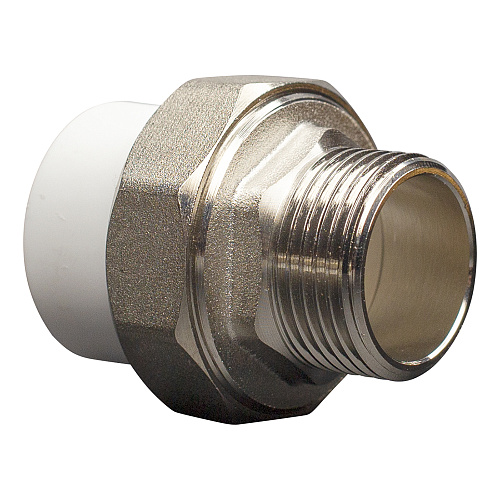 Муфта полипропиленовая PP-R комб. разъемная н./р. DN 40х1-1/4" СТМ ПЛАСТ