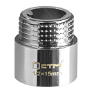 Удлинитель труб латунный  1/2" г/ш x 15 мм CTM_1