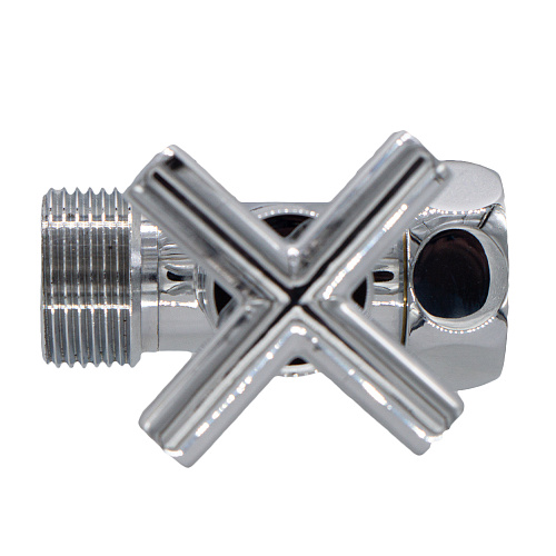 Вентиль прямой 1/2"х1/2" г/ш ручка-крест для п/с хром СТМ ТЕРМО