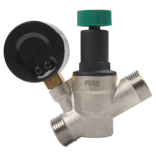 Редуктор давления поршневой 1/2" с манометром ONDO