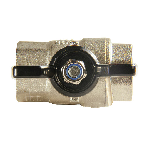 Кран шаровой для воды 1/2" г/г бабочка, никель, ONDO