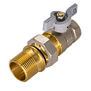 Кран шаровой для воды 1" с накидной гайкой бабочка CTM СТАНДАРТ_4