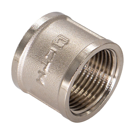 Муфта латунная резьбовая  прямая  1-1/4" г/г CTM