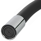 Смеситель FLOE FK234-GN для кухни,  40 мм,  на гайке,  с боковой ручкой,  с гибким черным изливом_2