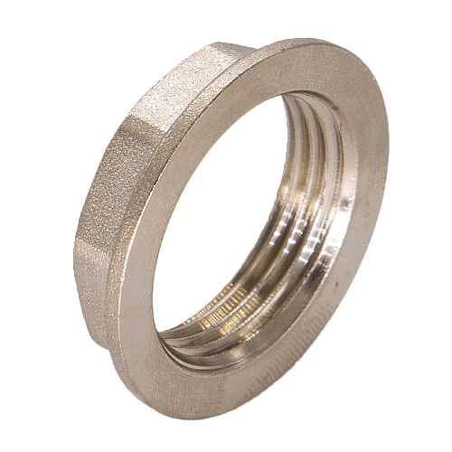 Контргайка латунная резьбовая с ребордой 1-1/4" г/г CTM