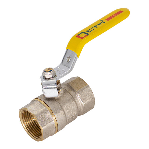 Кран шаровой для газа 1-1/2" г/г рычаг CTM ГАЗ