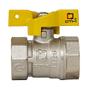 Кран шаровой для газа 3/4" г/г бабочка CTM ГАЗ_2
