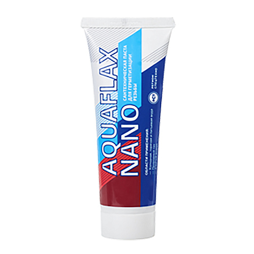 Паста сантехническая Aquaflax nano (тубы без блистера) 80г Паста сантехническая Aquaflax nano (тубы без блистера) 80г