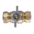 Кран шаровой для воды 20х20 ц/ц бабочка CTM СТАНДАРТ_3