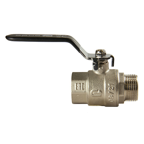 Кран шаровой для воды 3/4" г/ш рычаг, никель, ONDO