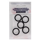 Уплотнительное кольцо 1/2" резина D 17х22 мм (д/резьбовых «американок») (5шт) СТМ_1