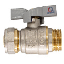 Кран шаровой для воды 16х1/2" ц/ш бабочка CTM СТАНДАРТ_1