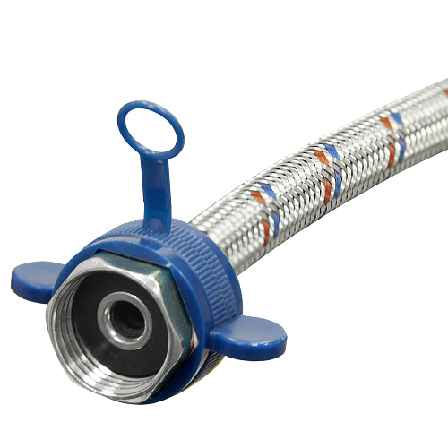 Подводка для воды сталь 1/2" г/г 150 cм CTM