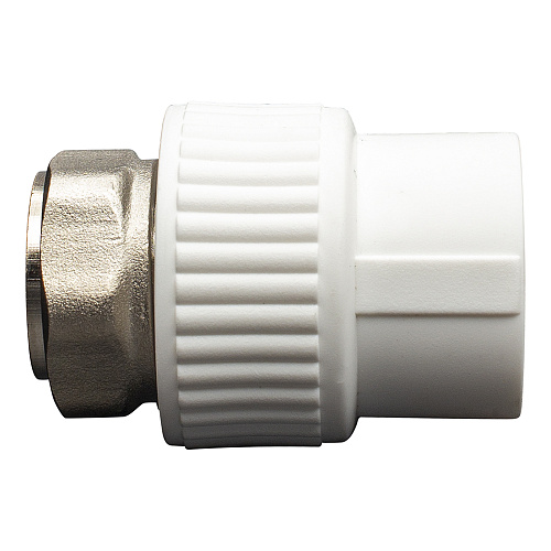 Муфта полипропиленовая PP-R комб. с нак.гайкой в./р. DN 25х3/4" СТМ ПЛАСТ