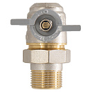 Кран шаровой для воды 1/2" с накидной гайкой угловой бабочка,  СТМ СТАНДАРТ_3