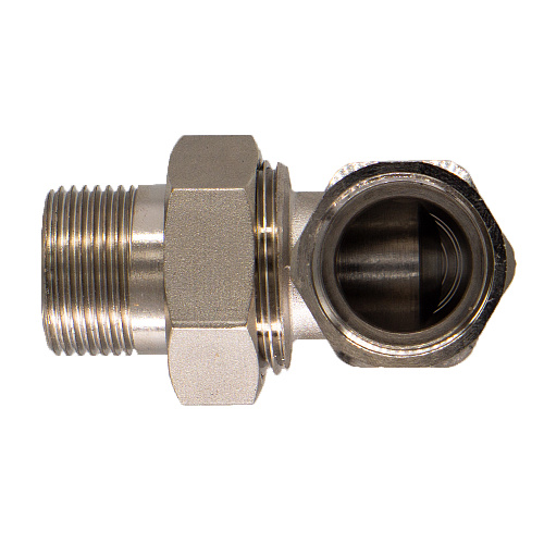 Соединитель с накид. гайкой угловой 1-1/4" г/ш CTM