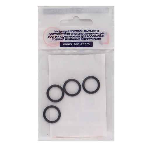 Кольцо для излива отечественного смесителя 12x16 мм (4шт) СТМ Кольцо для излива отечественного смесителя 12x16 мм (4шт) СТМ