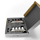 Коллекторная группа ONDO нерж сталь 4 вых. в сборе с расходомерами и термостатическими клапанами без сливных кранов и воздухоотводчиков_4