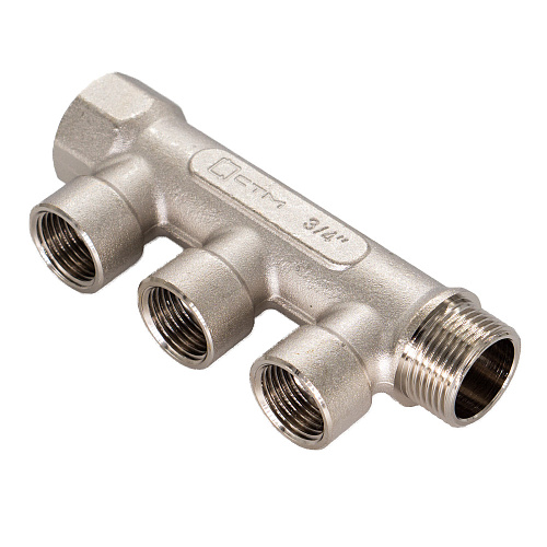 Коллектор 3 выхода (внутренняя резьба) 3/4"х1/2" СТМ