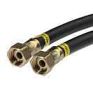 Шланг для газа 1/2" г/г 150 см,  чёрный