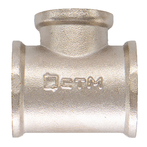 Тройник резьбовой переходной 1"x1/2"x1" г/г/г CTM