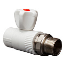 Кран шаровой PP-R для радиатора прямой DN 20х3/4" СТМ ПЛАСТ_2