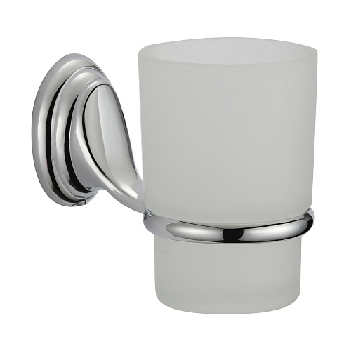 Стакан стеклянный с настенным держателем Стакан стеклянный с настенным держателем