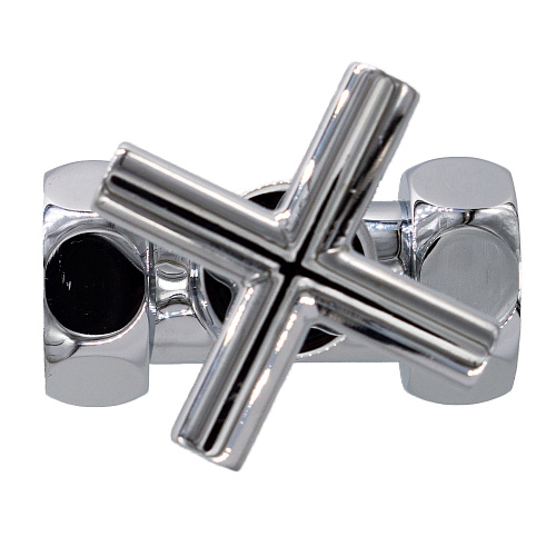 Вентиль прямой 1/2"х1/2" г/г ручка-крест для п/с хром СТМ ТЕРМО