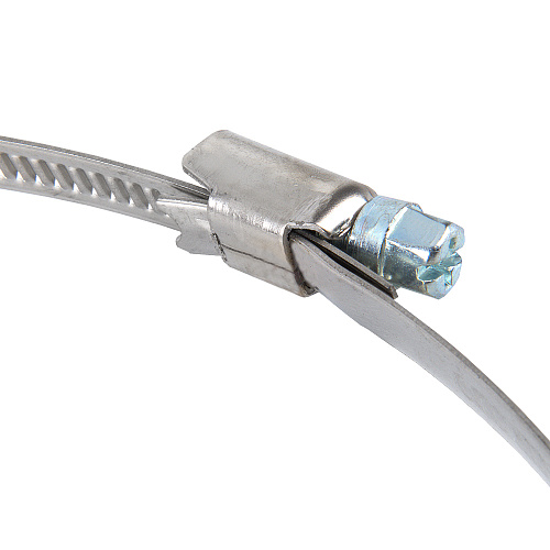 Хомут стальной винтовой 7" (153-180мм) 9мм CTM