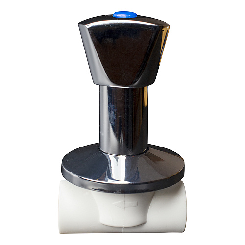 Вентиль хромированный PP-R DN 20 СТМ ПЛАСТ