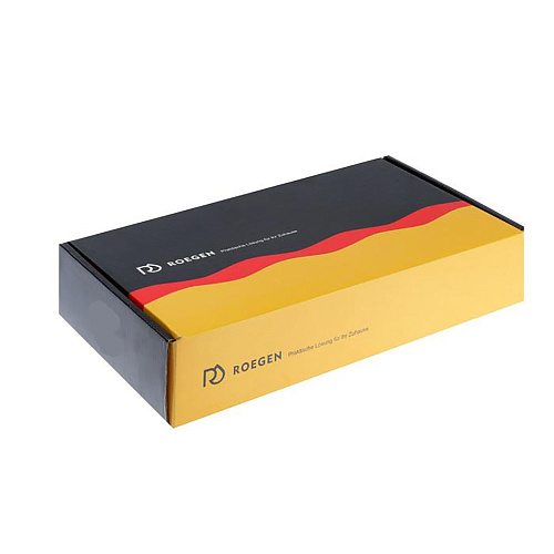 Смеситель ROEGEN RD014V для кухни, 40 мм, на гайке, с боковой ручкой, с гибким темнозелёным изливом