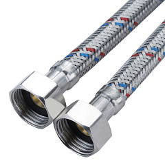 Подводка для воды нейлон 1/2" г/г 30 cм CTM